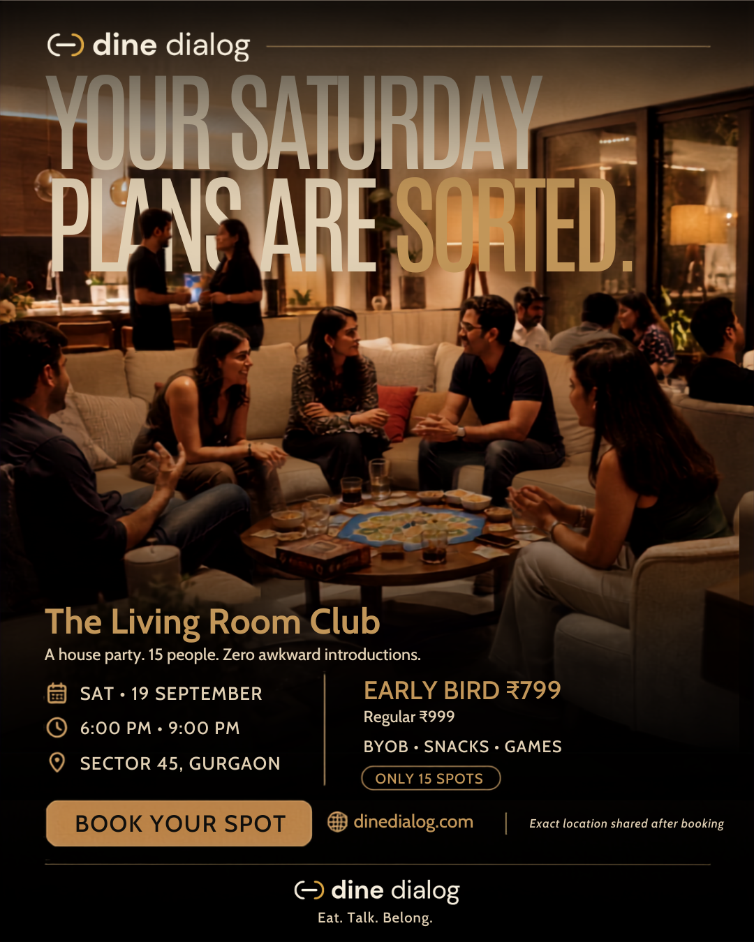 The Living Room Club House Party